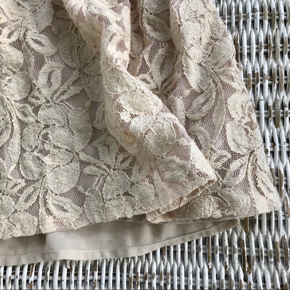 EUC {Urban Outfitters} Ivory Lace Dress XS - Picture 5 of 6